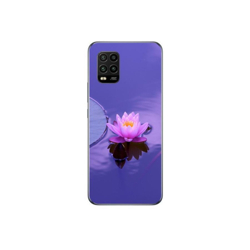 Gélový obal mmCase na mobil Xiaomi Mi 10 Lite - kvet na hladine