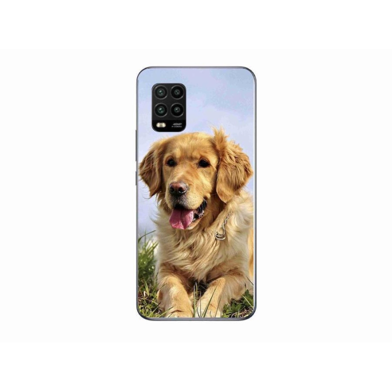 Gélový obal mmCase na mobil Xiaomi Mi 10 Lite - zlatý retriever