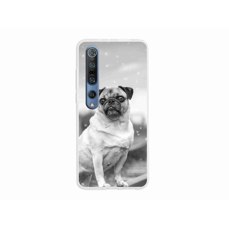 Gélový obal mmCase na mobil Xiaomi Mi 10 - mops