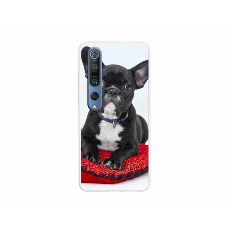 Gélový obal mmCase na mobil Xiaomi Mi 10 Pro - buldog