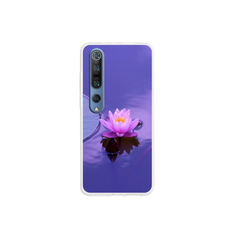 Gélový obal mmCase na mobil Xiaomi Mi 10 Pro - kvet na hladine