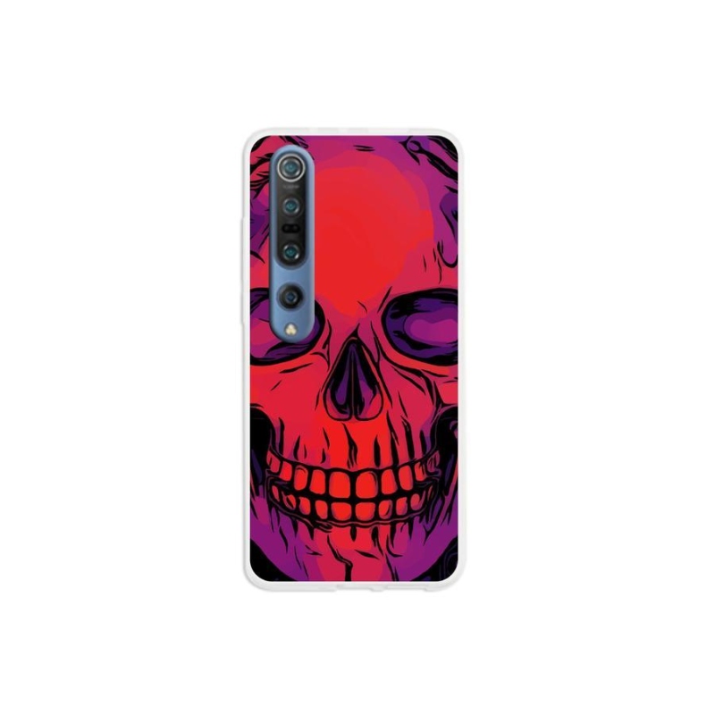 Gélový obal mmCase na mobil Xiaomi Mi 10 Pro - lebka