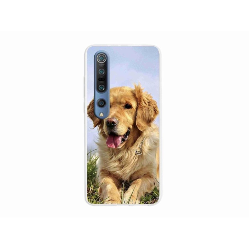 Gélový obal mmCase na mobil Xiaomi Mi 10 Pro - zlatý retriever