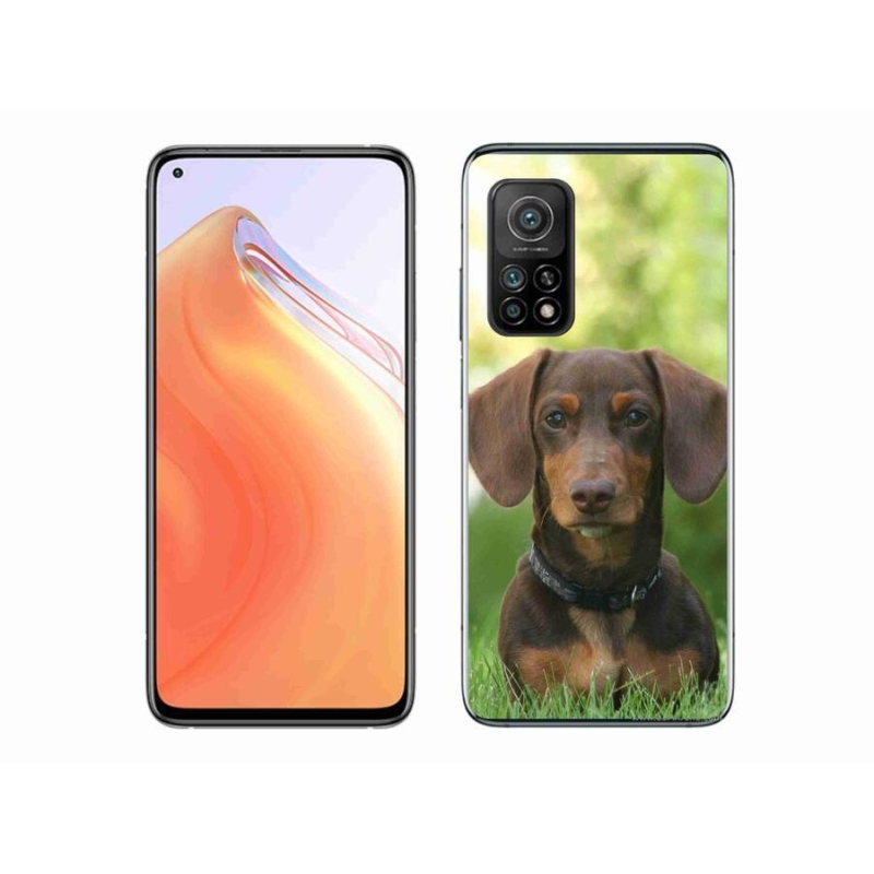 Gélový obal mmCase na mobil Xiaomi Mi 10T 5G - hnedý jazvečík