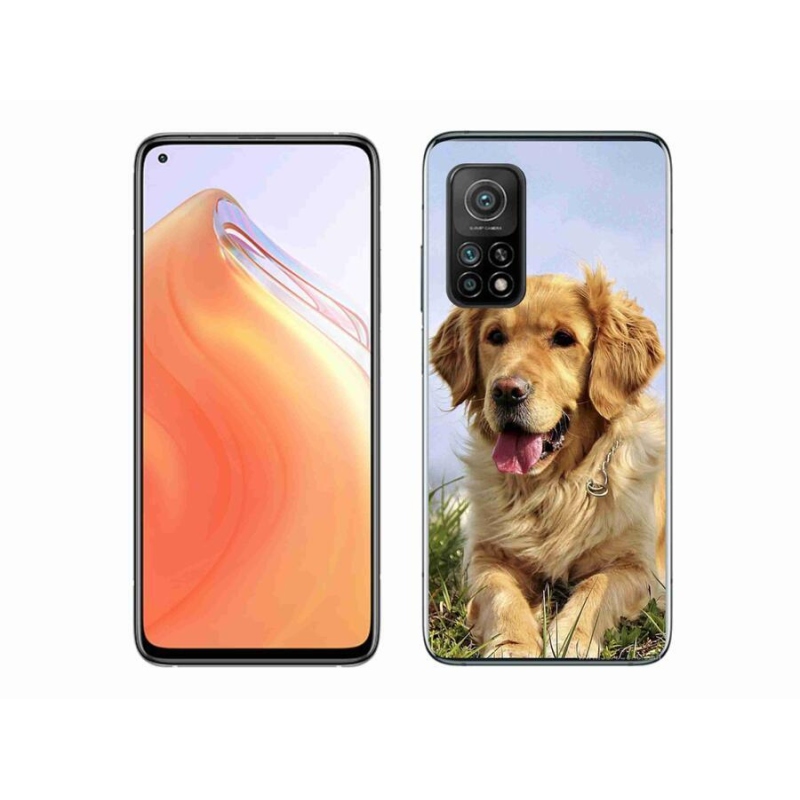 Gélový obal mmCase na mobil Xiaomi Mi 10T 5G - zlatý retriever