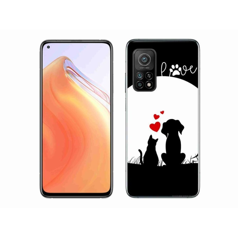 Gélový obal mmCase na mobil Xiaomi Mi 10T 5G - zvieracie láska