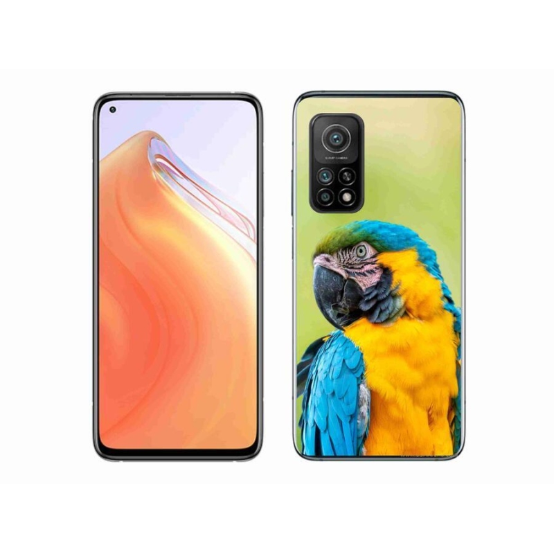 Gélový obal mmCase na mobil Xiaomi Mi 10T Pro 5G - papagáj ara 2