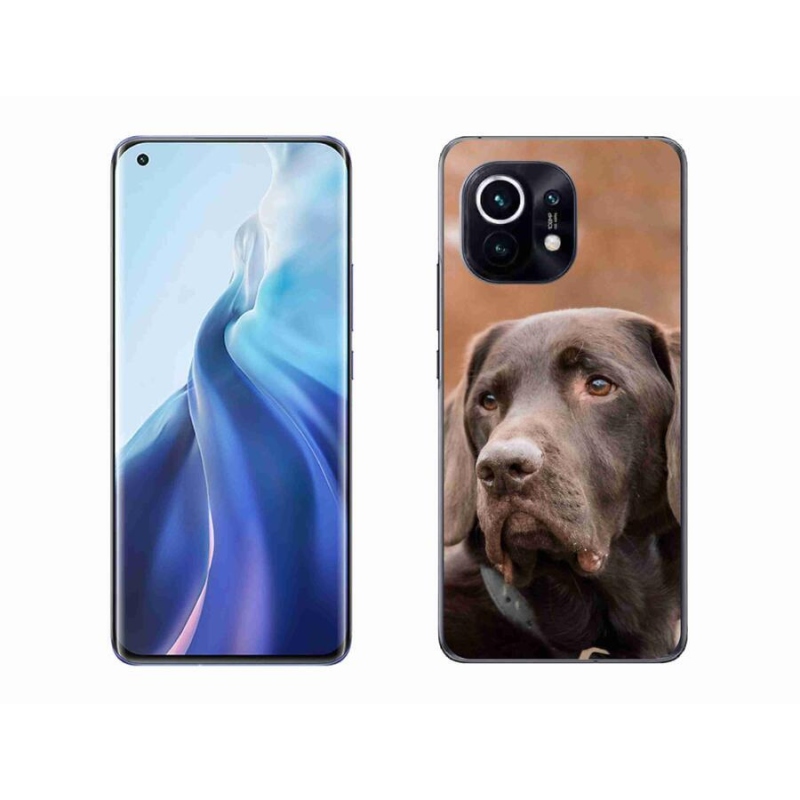 Gélový obal mmCase na mobil Xiaomi Mi 11 - hnedý labrador