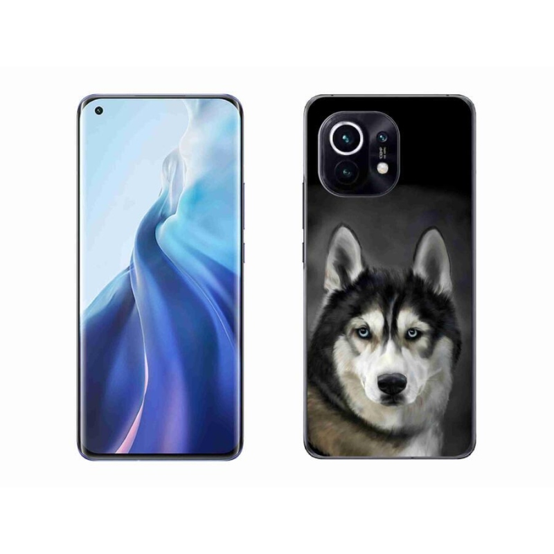 Gélový obal mmCase na mobil Xiaomi Mi 11 - husky