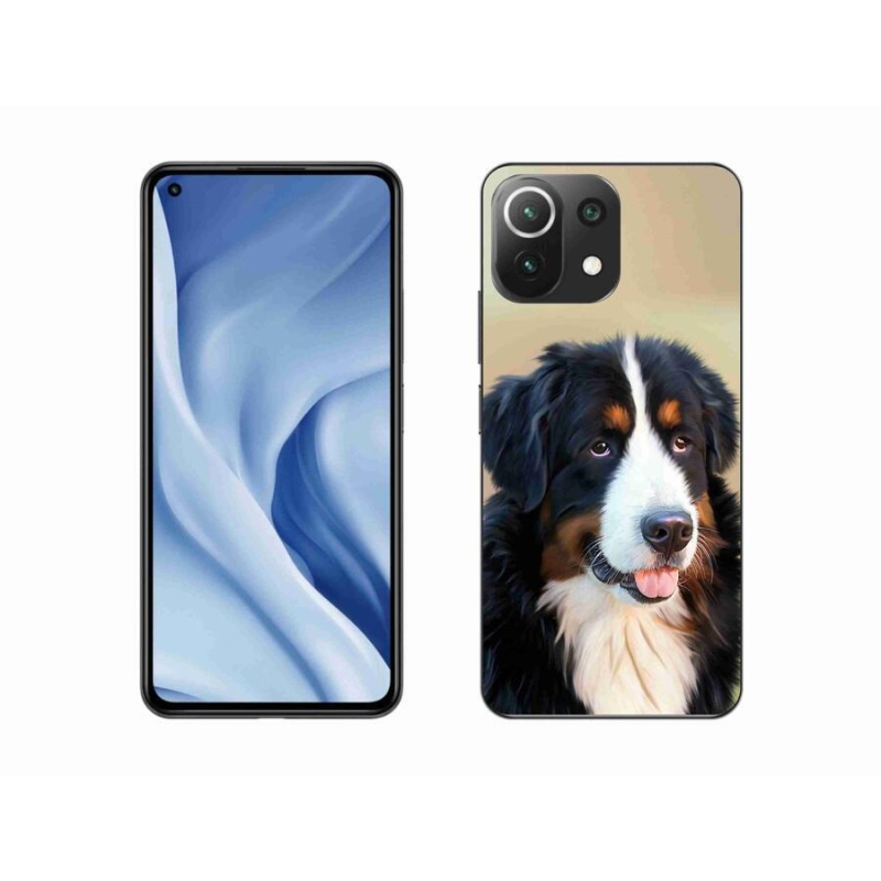 Gélový obal mmCase na mobil Xiaomi Mi 11 Lite 4G/5G - bernský salašnícky pes