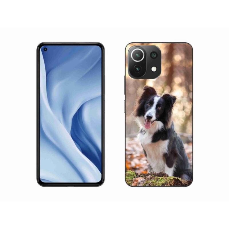Gélový obal mmCase na mobil Xiaomi Mi 11 Lite 4G/5G - border kólie 1