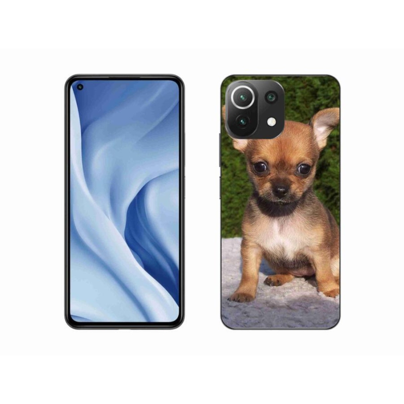Gélový obal mmCase na mobil Xiaomi Mi 11 Lite 4G/5G - čivava 3