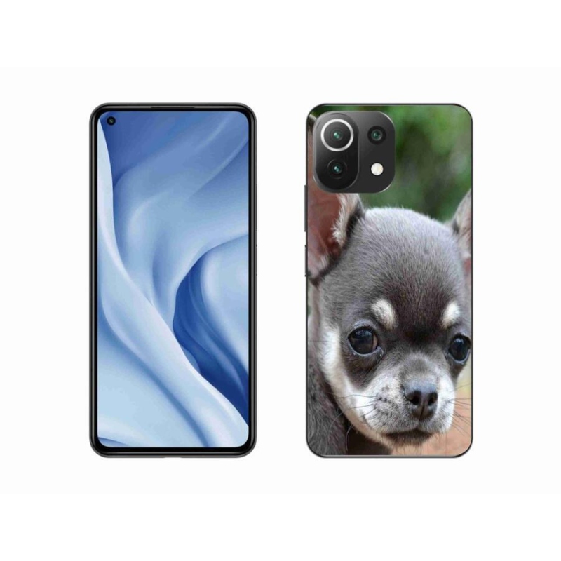 Gélový obal mmCase na mobil Xiaomi Mi 11 Lite 4G/5G - čivava
