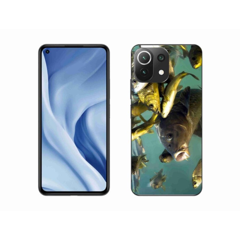 Gélový obal mmCase na mobil Xiaomi Mi 11 Lite 4G / 5G - kŕdeľ rýb