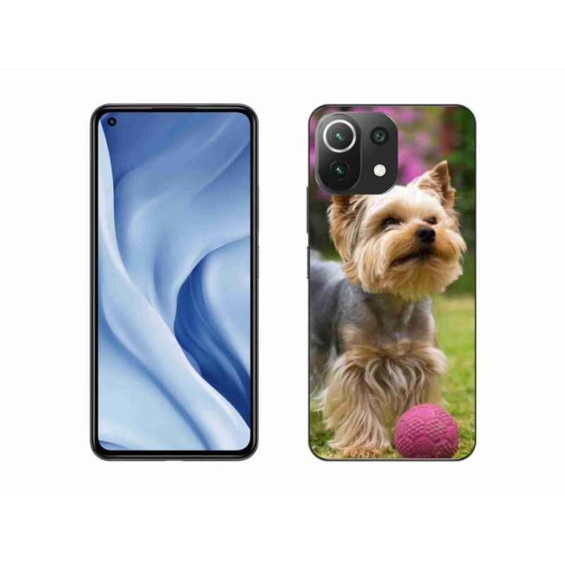 Gélový obal mmCase na mobil Xiaomi Mi 11 Lite 4G/5G - jorkšír 4
