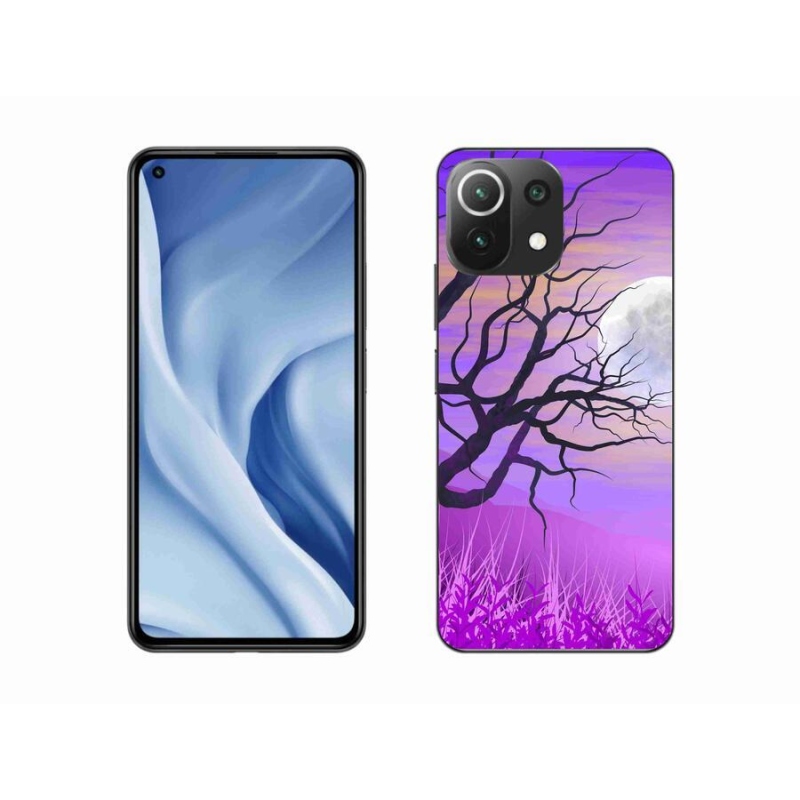 Gélový obal mmCase na mobil Xiaomi Mi 11 Lite 4G/5G - kreslený opadané strom