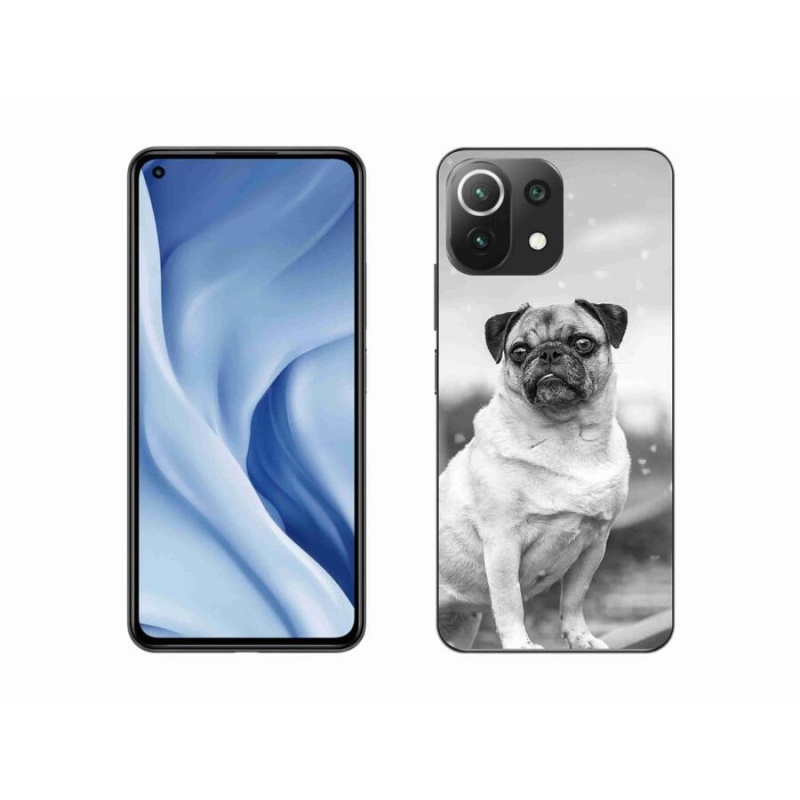 Gélový obal mmCase na mobil Xiaomi Mi 11 Lite 4G/5G - mops