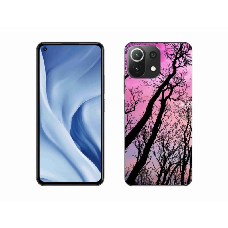Gélový obal mmCase na mobil Xiaomi Mi 11 Lite 4G/5G - opadané stromy
