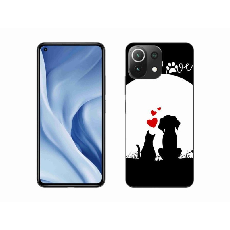 Gélový obal mmCase na mobil Xiaomi Mi 11 Lite 4G / 5G - zvieracie láska