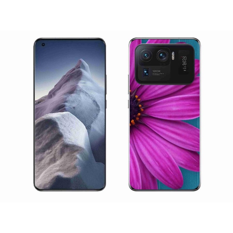 Gélový obal mmCase na mobil Xiaomi Mi 11 Ultra - fialová margaréta