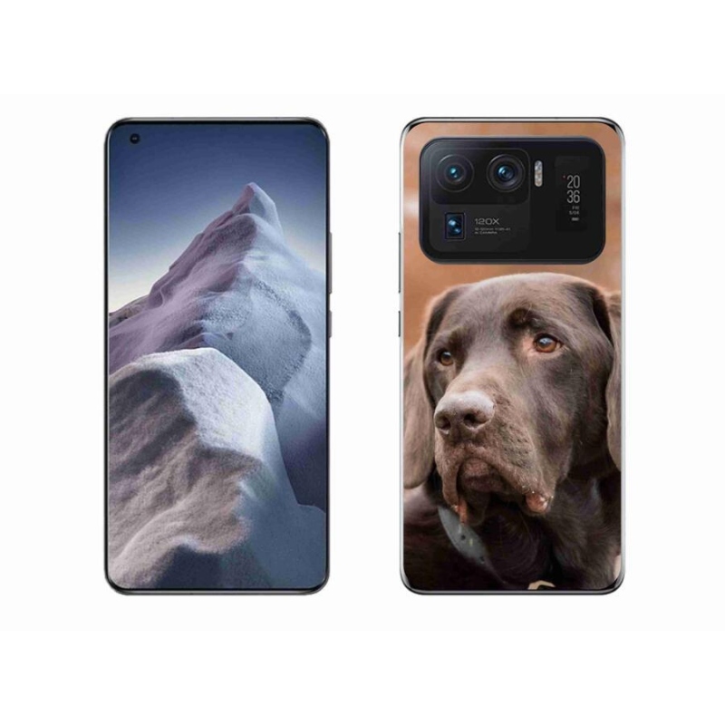 Gélový obal mmCase na mobil Xiaomi Mi 11 Ultra - hnedý labrador