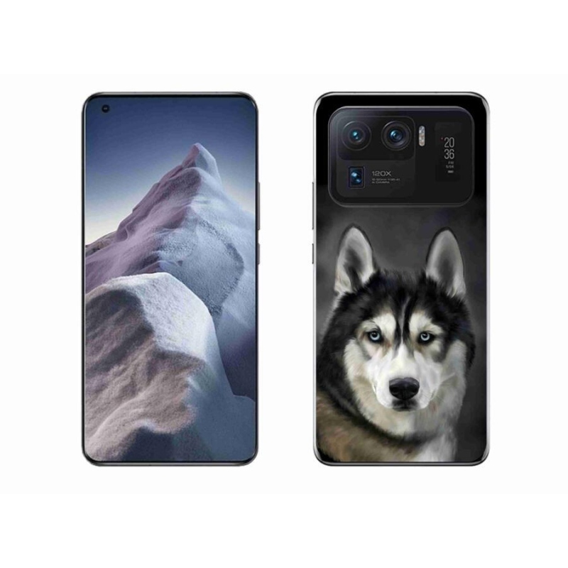 Gélový obal mmCase na mobil Xiaomi Mi 11 Ultra - husky