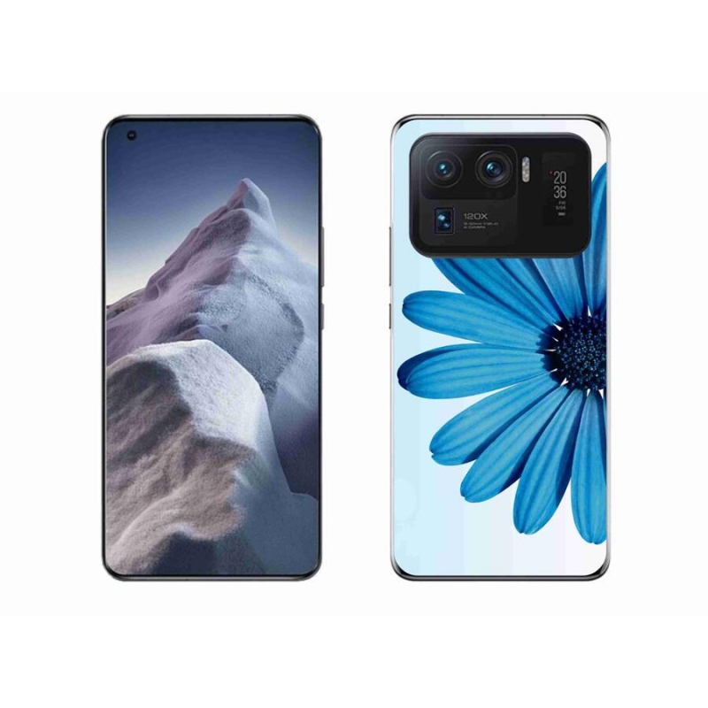 Gélový obal mmCase na mobil Xiaomi Mi 11 Ultra - modrá margaréta