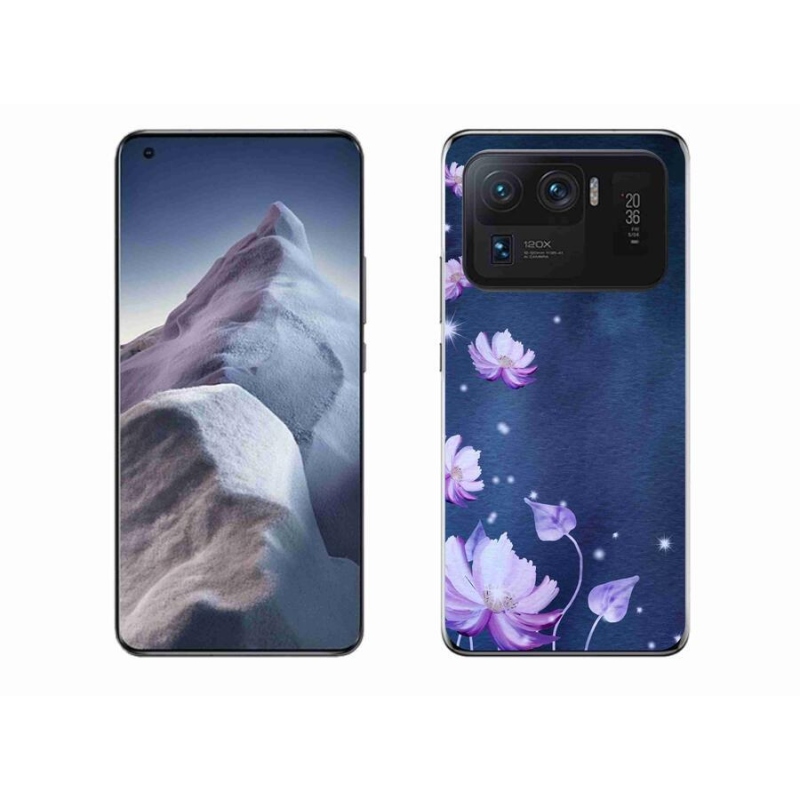 Gélový obal mmCase na mobil Xiaomi Mi 11 Ultra - padajúce kvety