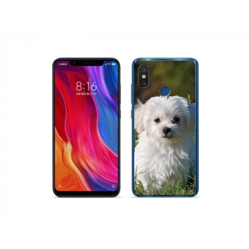 Gélový obal mmCase na mobil Xiaomi Mi 8 - bišon