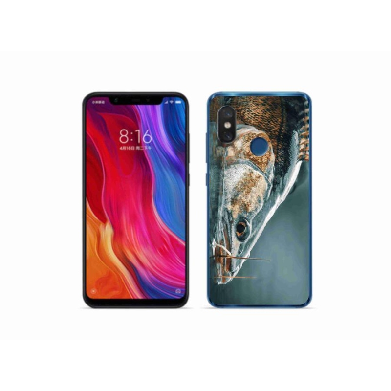 Gélový obal mmCase na mobil Xiaomi Mi 8 - zubáč