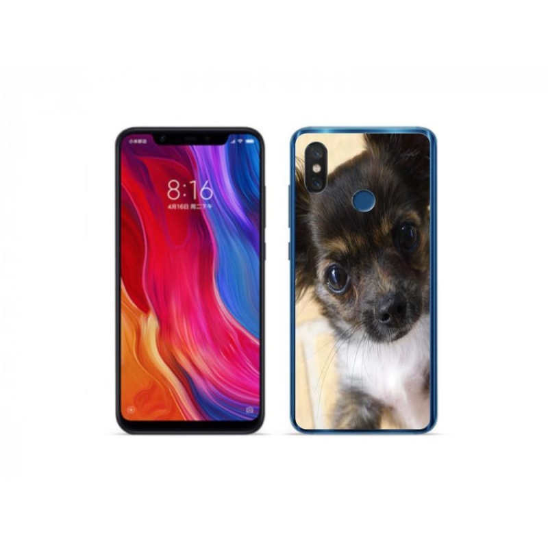 Gélový obal mmCase na mobil Xiaomi Mi 8 - čivava 2