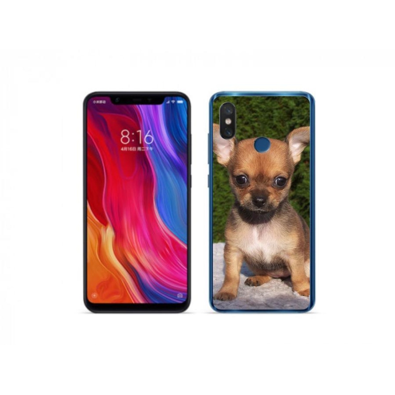 Gélový obal mmCase na mobil Xiaomi Mi 8 - čivava 3