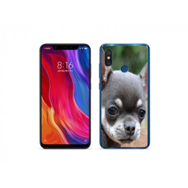 Gélový obal mmCase na mobil Xiaomi Mi 8 - čivava