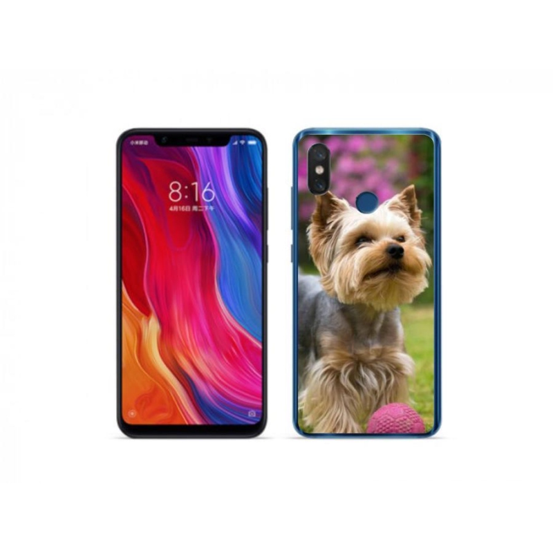 Gélový obal mmCase na mobil Xiaomi Mi 8 - jorkšír 4