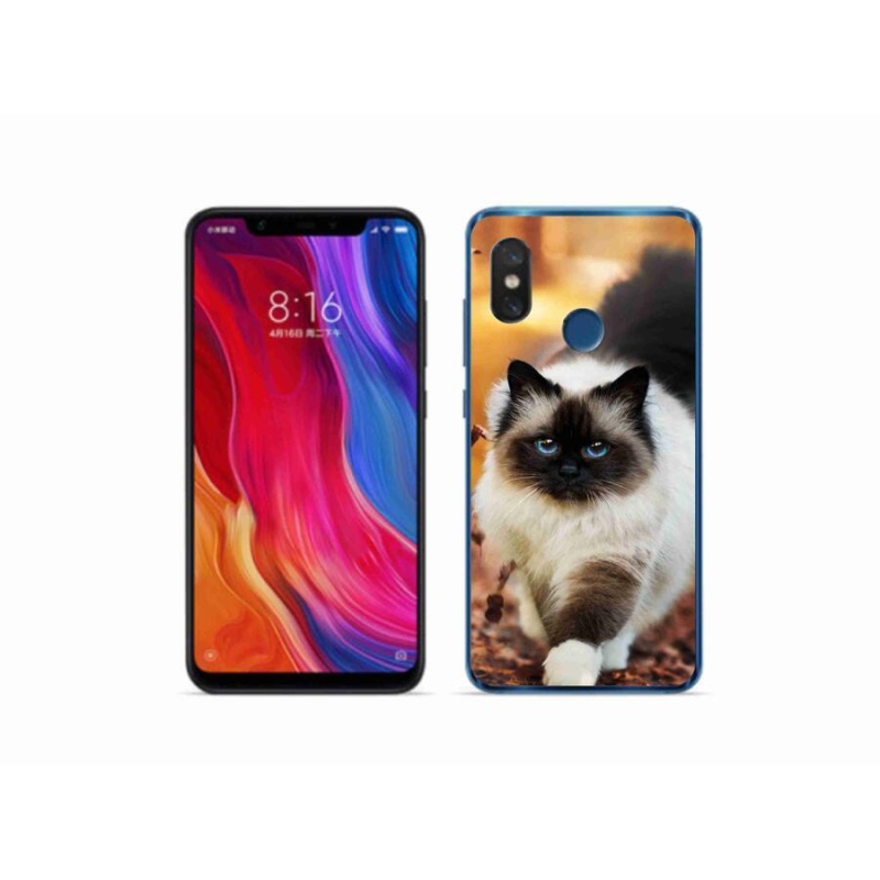 Gélový obal mmCase na mobil Xiaomi Mi 8 - mačka 1