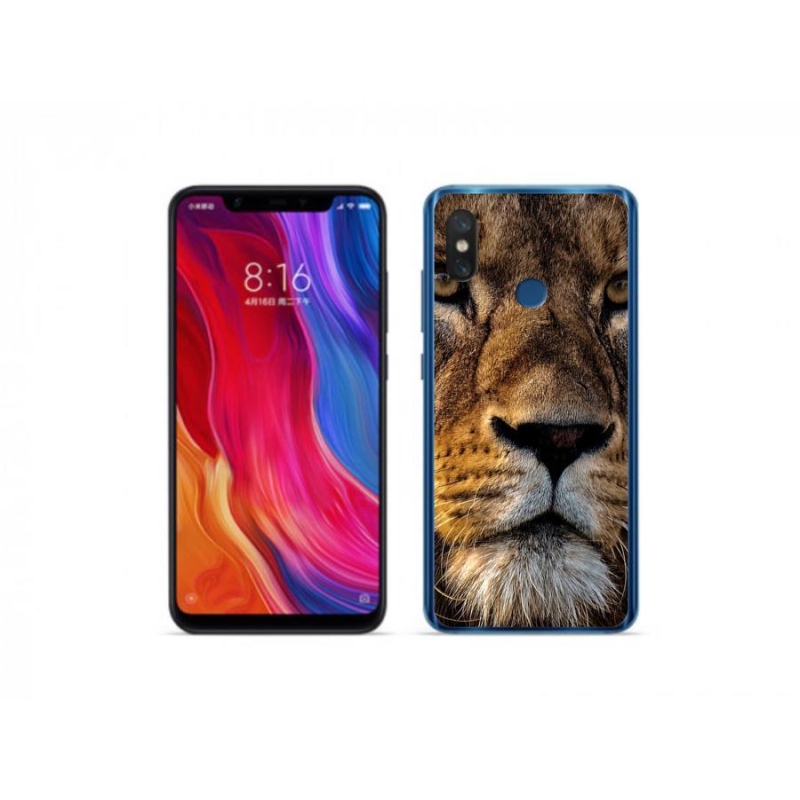 Gélový obal mmCase na mobil Xiaomi Mi 8 - lev