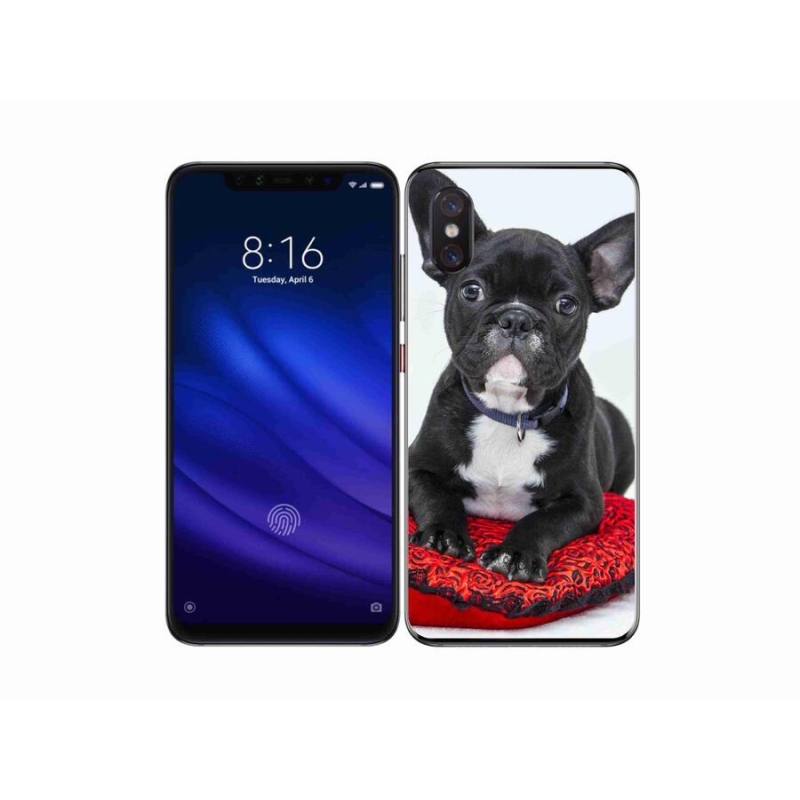 Gélový obal mmCase na mobil Xiaomi Mi 8 Pro - buldog