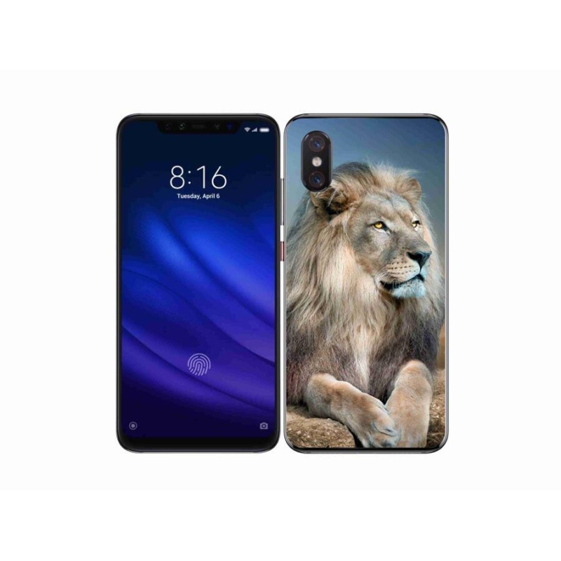 Gélový obal mmCase na mobil Xiaomi Mi 8 Pro - lev 1