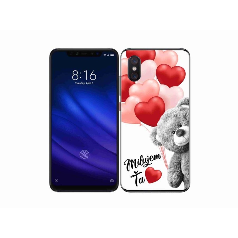 Gélový obal mmCase na mobil Xiaomi Mi 8 Pro - milujem Ťa sk