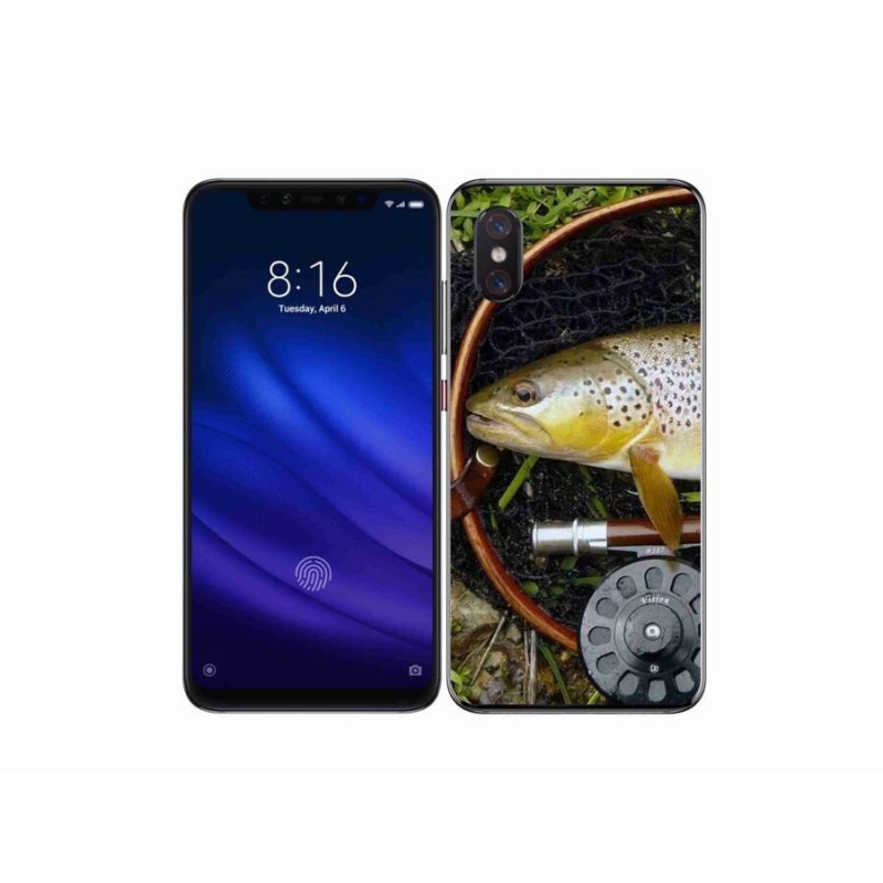 Gélový obal mmCase na mobil Xiaomi Mi 8 Pro - pstruh 2