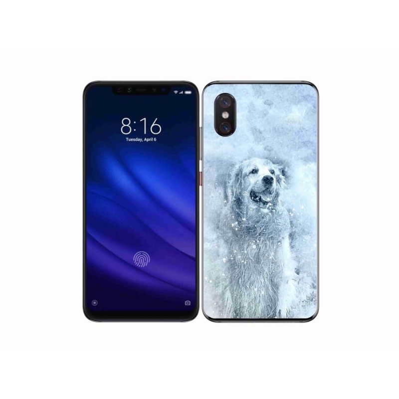 Gélový obal mmCase na mobil Xiaomi Mi 8 Pro - retríver