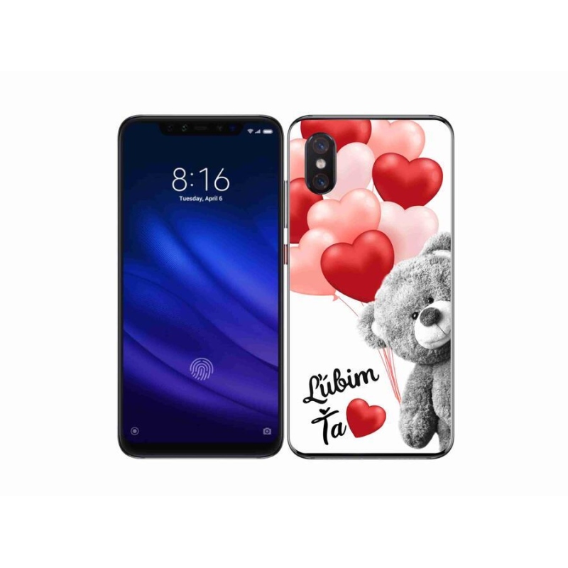 Gélový obal mmCase na mobil Xiaomi Mi 8 Pro - ľúbim ťa sk