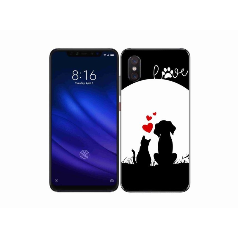 Gélový obal mmCase na mobil Xiaomi Mi 8 Pro - zvieracie láska