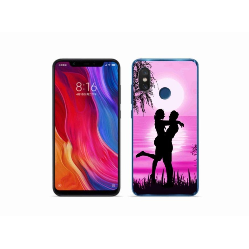 Gélový obal mmCase na mobil Xiaomi Mi 8 - západ slnka