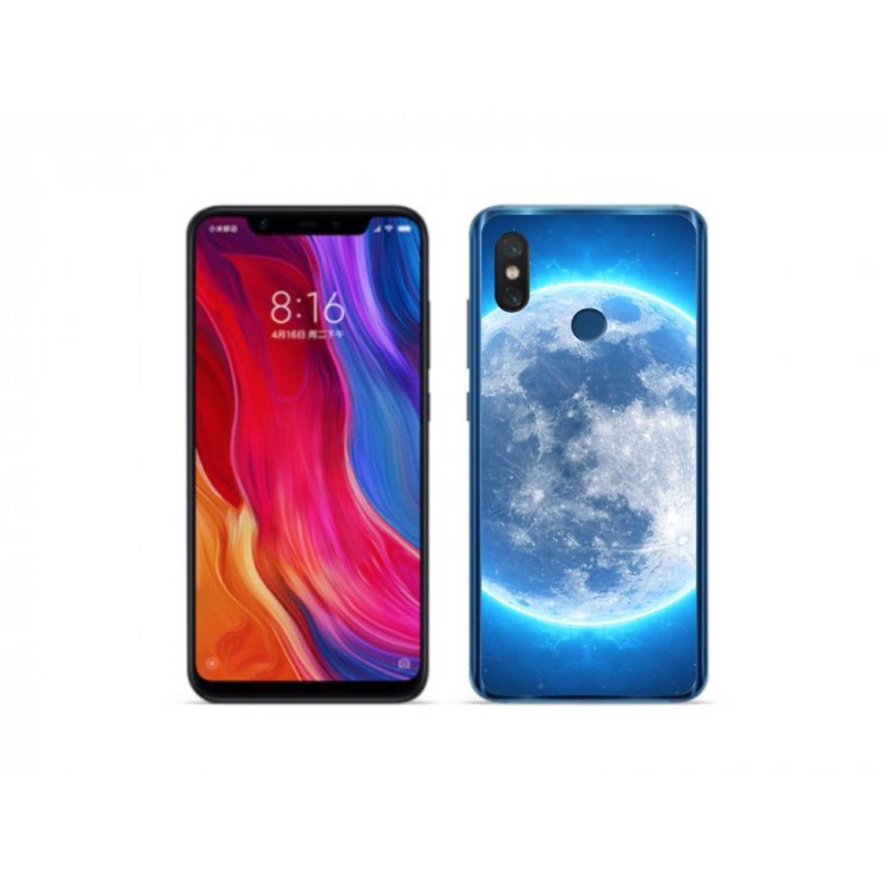 Gélový obal mmCase na mobil Xiaomi Mi 8 - zemegule