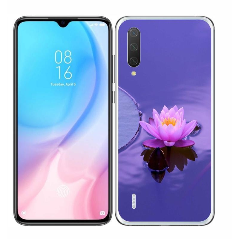 Gélový obal mmCase na mobil Xiaomi Mi 9 Lite - kvet na hladine