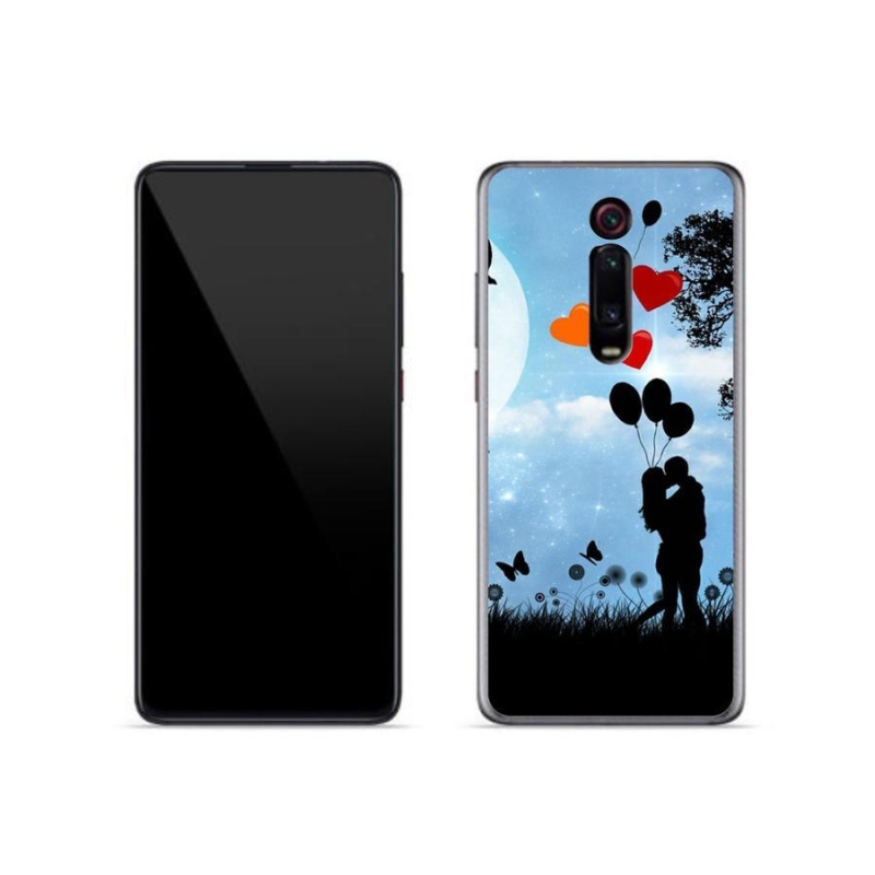 Gélový obal mmCase na mobil Xiaomi Mi 9T - zamilovaný pár
