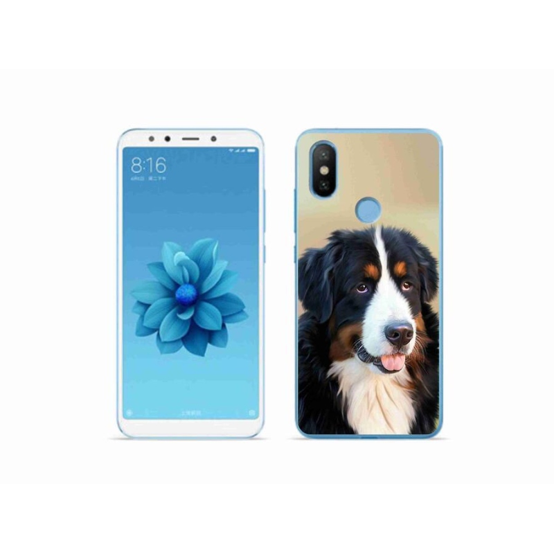 Gélový obal mmCase na mobil Xiaomi Mi A2 - bernský salašnícky pes
