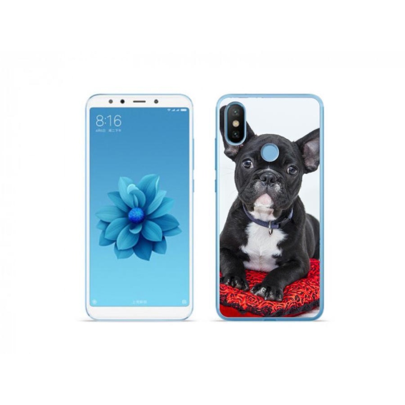 Gélový obal mmCase na mobil Xiaomi Mi A2 - buldog