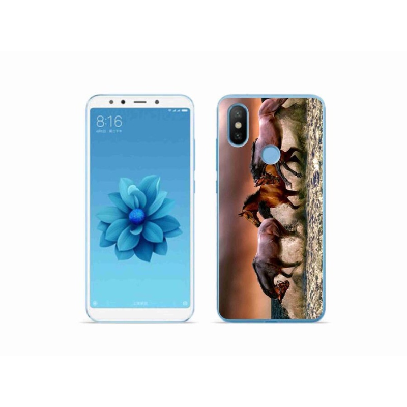 Gélový obal mmCase na mobil Xiaomi Mi A2 - kone 1